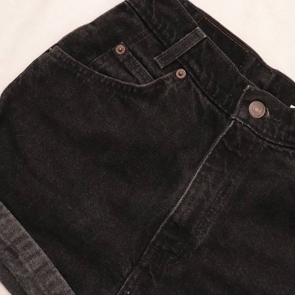 Vintage 80's Orange Tab Levi's High Waisted Denim Shorts - Picture 6 of 12